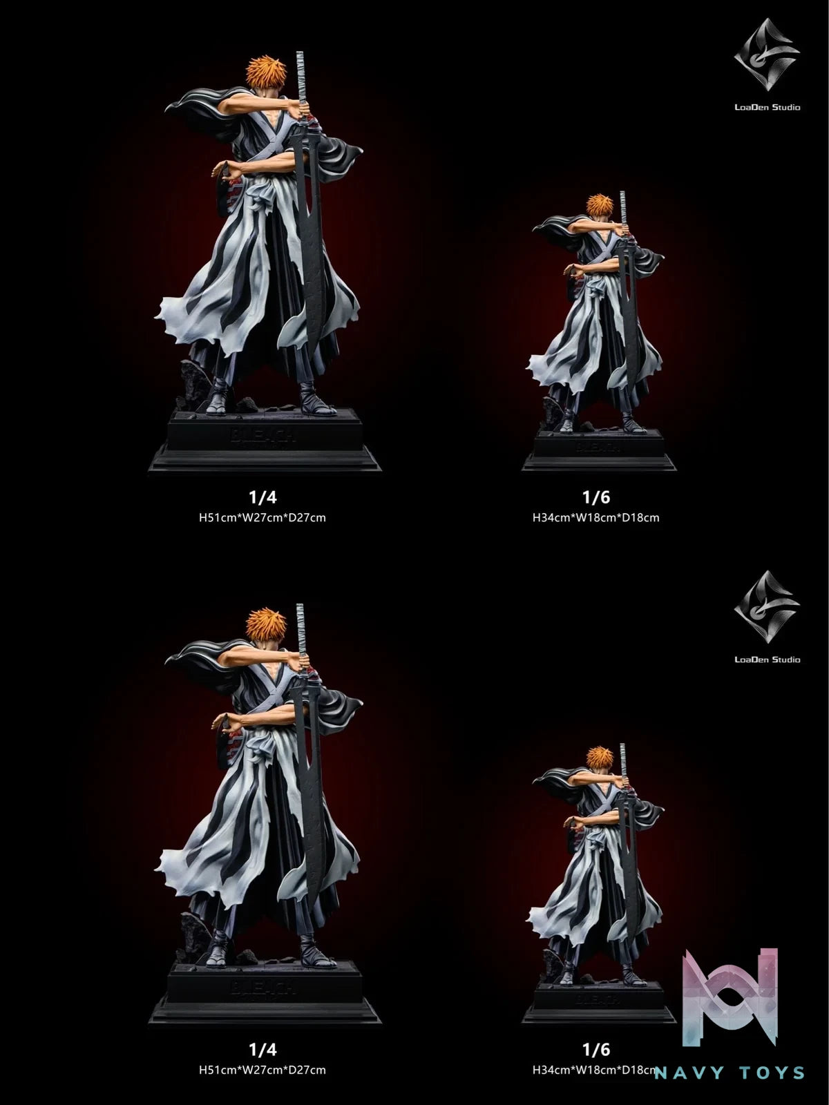Kurosaki Ichigo - Bleach - LoaDen Studio resin statue loaden Studio anime figure