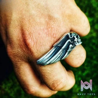Raven Studio (silver jewelry) – Exclusive Design “Highway Angel” Ring Original