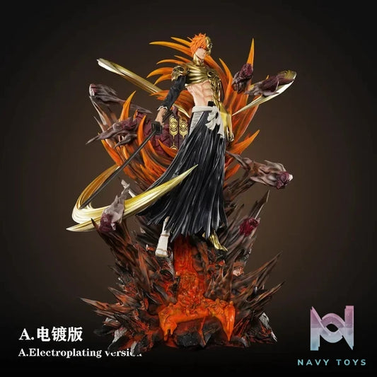 CHENG Studio - Hell arc Ichigo Kurosaki BLEACH resin statue Navy Toys anime figure