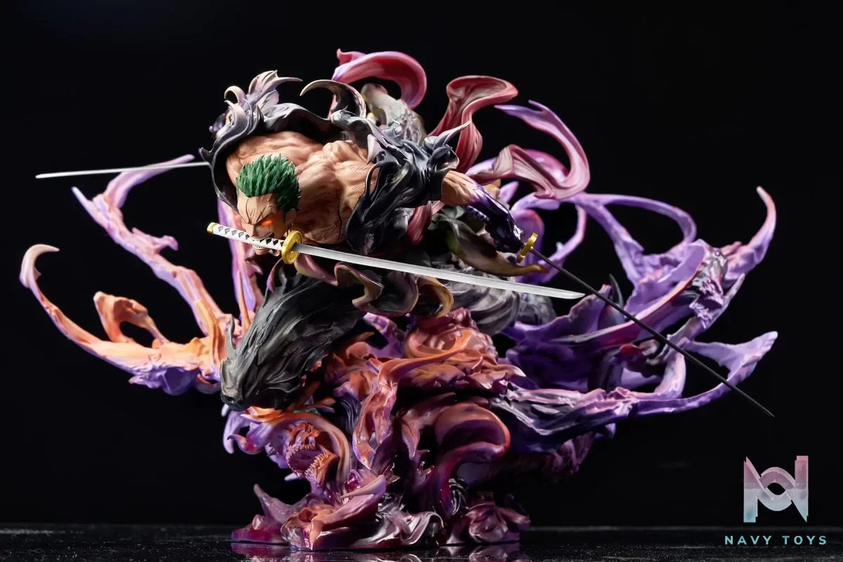 TK Studio - One Piece Sprint Roronoa Zoro resin statue Navy Toys anime figure