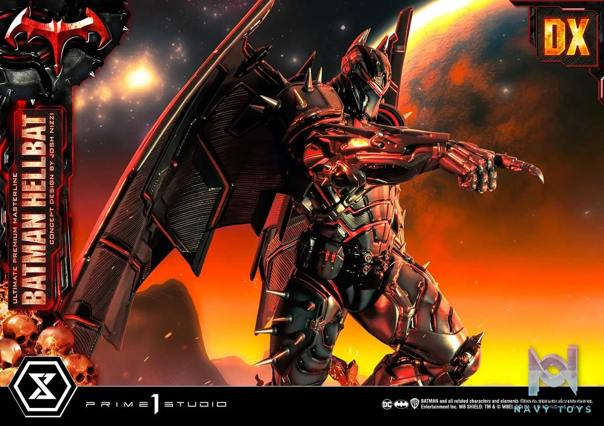 Prime 1 Studio – Ultimate Premium Masterline Batman (Comics) Batman Hellbat Concept Design by Josh Nizzi UPMDC-06 UPMDC-06DX UPMDC-06DXS (Licensed)