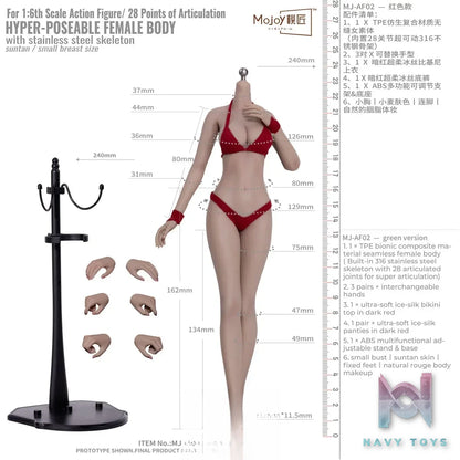 Mojoy Studio – 1/6 Slender Girlish Figure Bodies MJ-AF01 MJ-AF02 (Licensed)