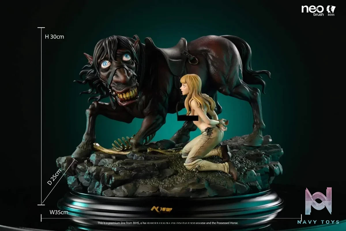 Farnese and the Evil Spirit Possessed Horse - Berserk - BIHS Studio resin statue Navy Toys anime figure