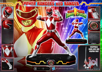 Prime 1 Studio – Premium Masterline Mighty Morphin Power Rangers Power Rangers Red Ranger PMPWR-02 (Licensed)