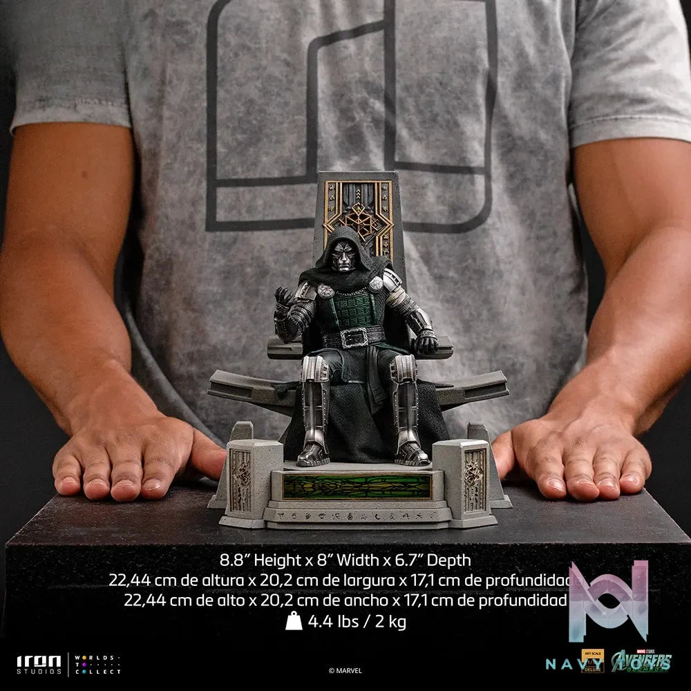 Iron Studio – Doctor Doom on Throne – Avengers: Doomsday – Art Scale 1/10 Statue MARCAS141126-10 (Licensed)