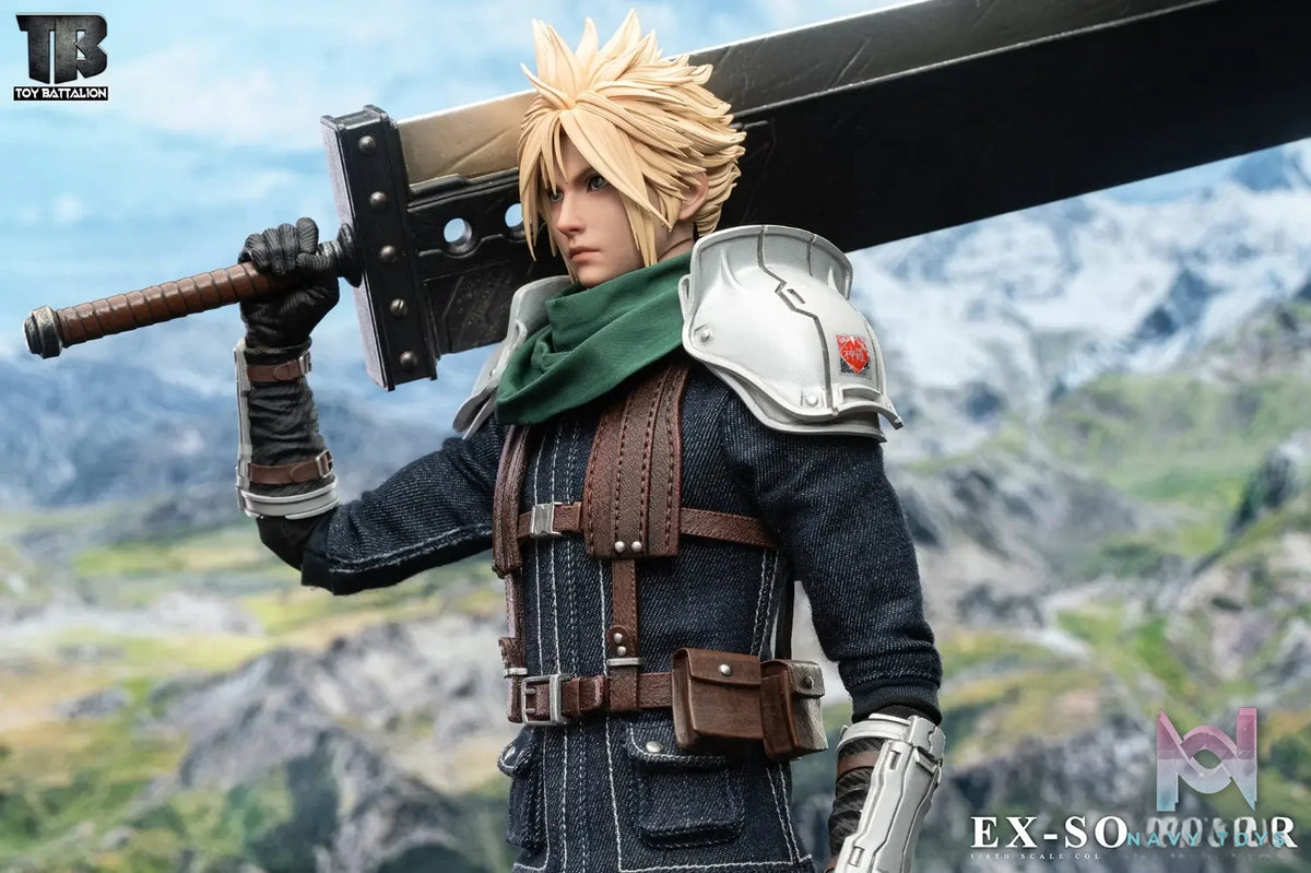 TOYS BATTALION – Final Fantasy 1/6 SOLDIER Cloud Strife TB025A TB025B