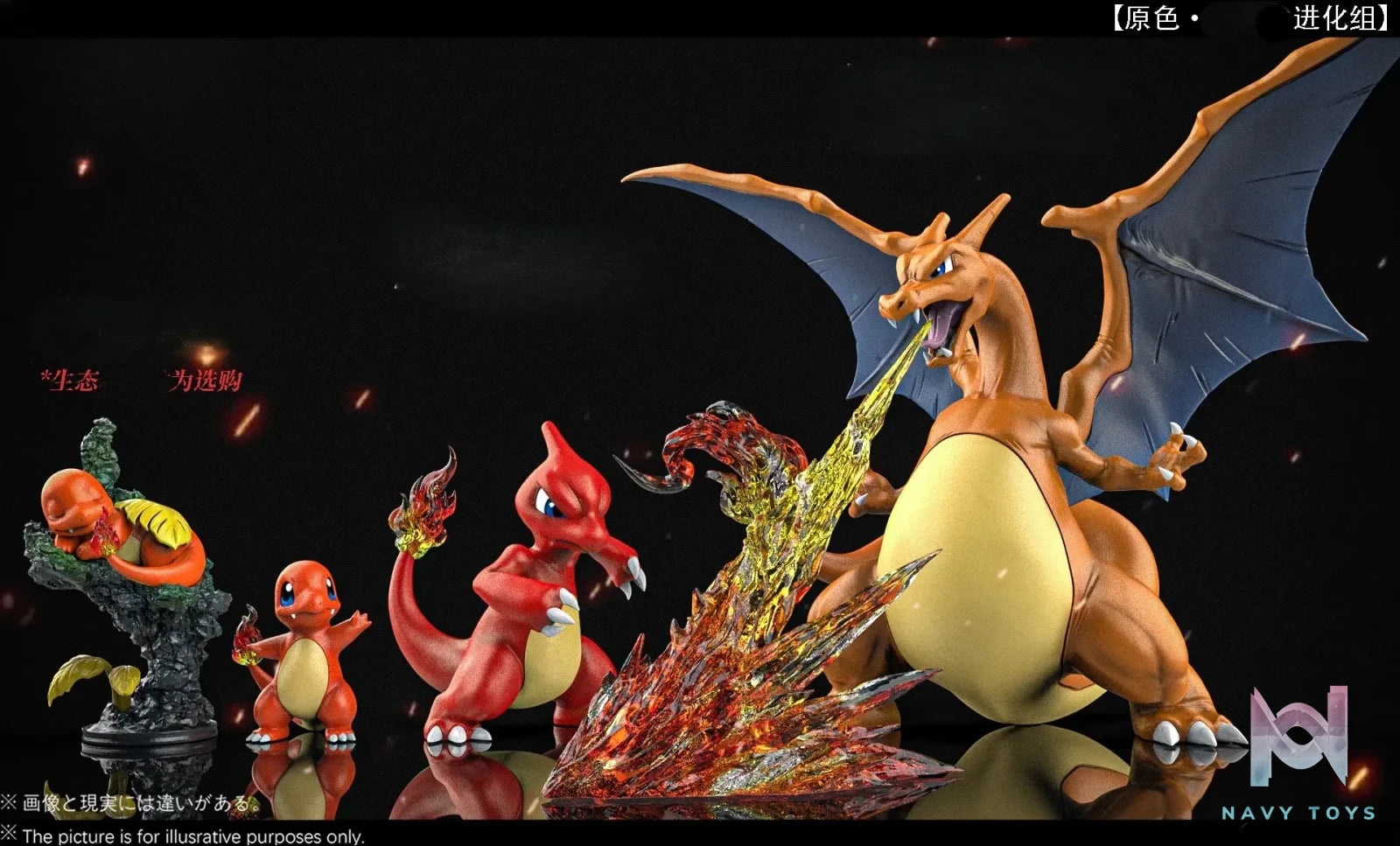 Wang Wang Studio – Charizard Evolution Set Pokémon