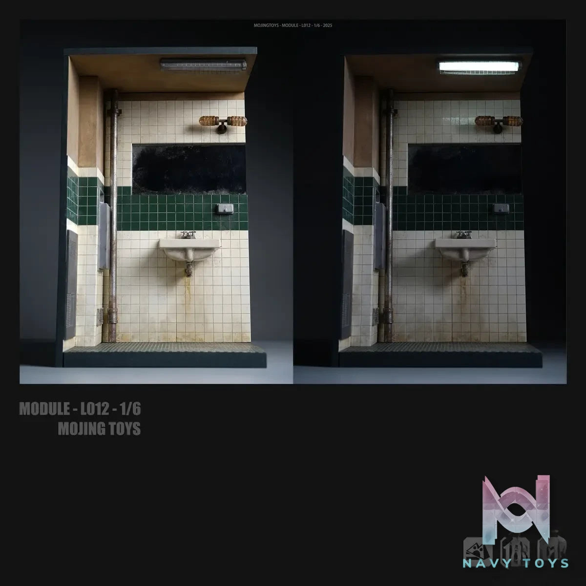 MOjingToys – 1/6 Modular Series – JOKER Bathroom Scene Base L012 (Licensed)