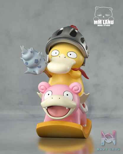 MM Land Studio - Koduck & Slowpoke - Pokemon resin statue MMLAND Studio anime figure