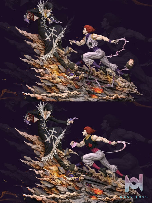 Chrollo Lucifer VS Hisoka - Hunter x Hunter - Hunter Fan Studio resin statue Hunter Fan Studio anime figure