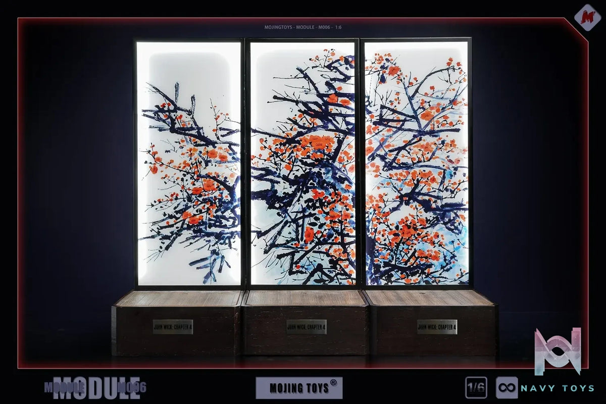 MOjingToys – 1/6 Modular Series Japanese Screen Platform Single and Set M006ABCD (Licensed)