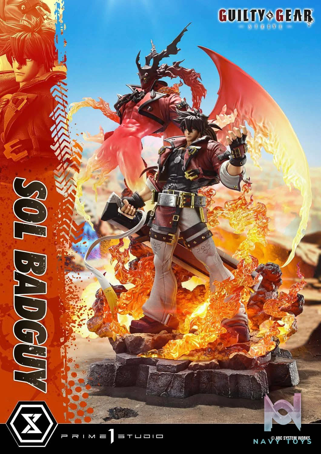 Sol Badguy resin statue prime 1 studio anime figure