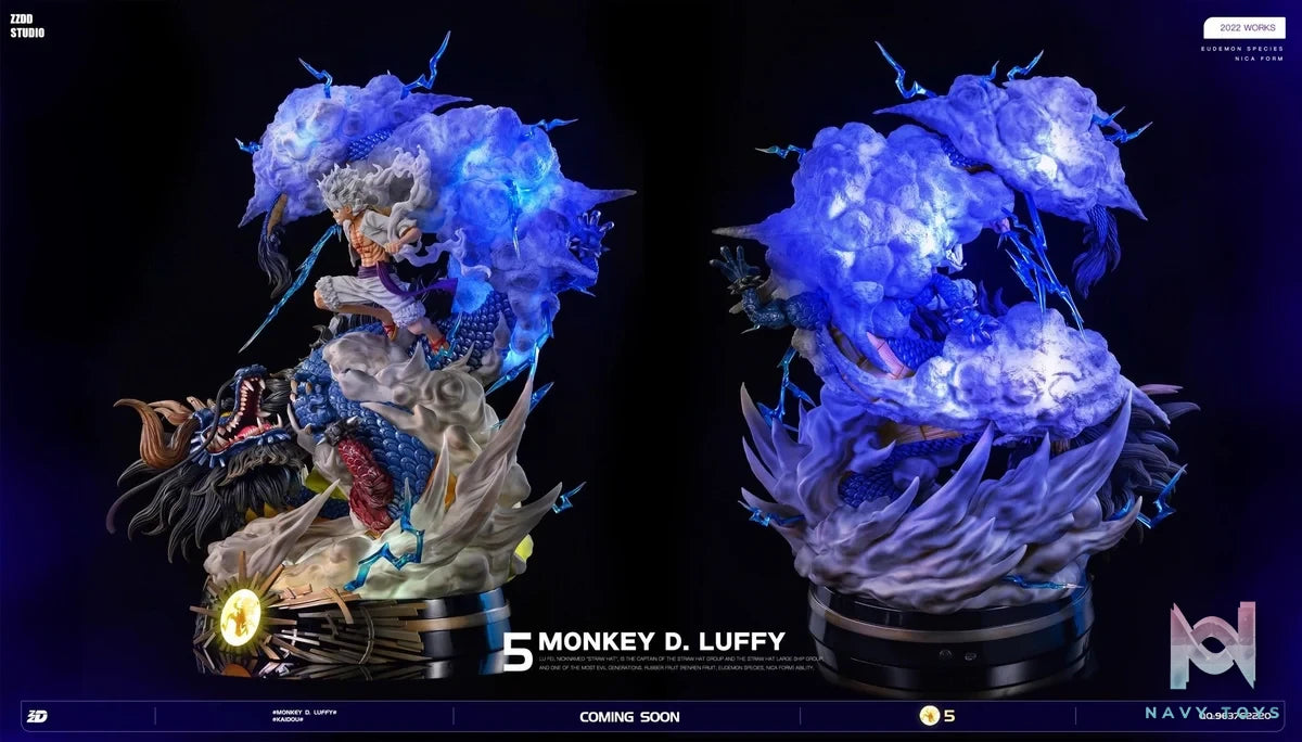 Luffy vs Kaido - One Piece - ZZDD Studio resin statue zzdd studio anime figure