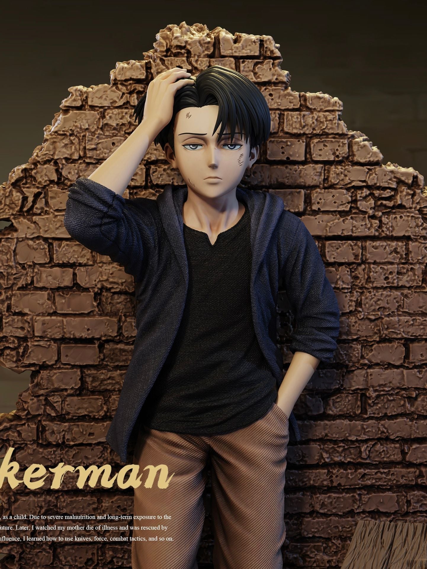 Levi Ackerman - Attack On Titan - Freedom Studio resin statue freedom studio anime figure