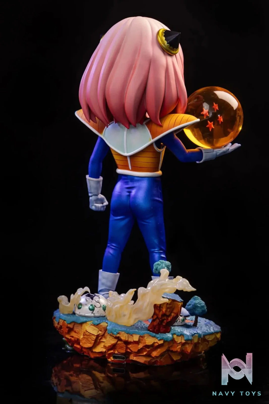 Anya Cosplay Vegeta resin statue Tsu studio anime figure