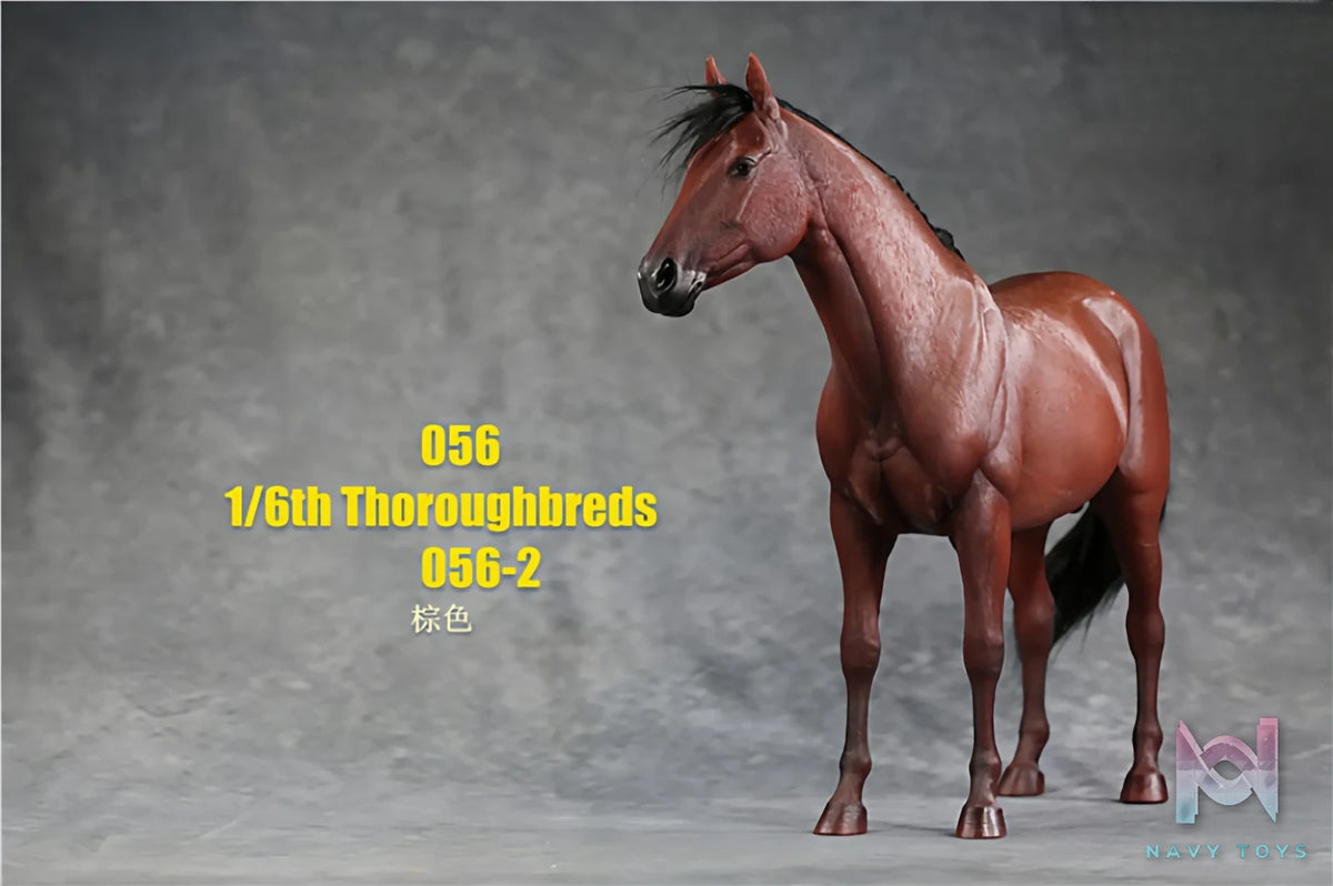 JXK – 1/6 Thoroughbred Model Realistic Horse Display Figure (Licensed)