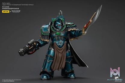 JOYTOY – Alpha Legion Legion Praetor in Cataphractii Terminator Armour JT01260 (Licensed)