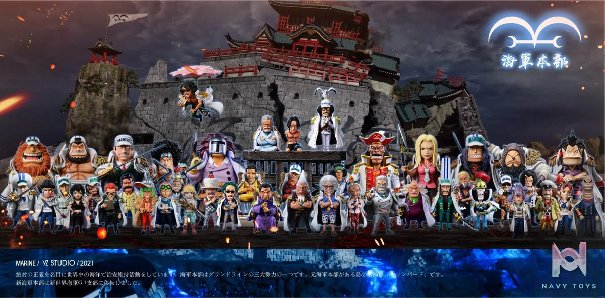 YZ Studio – One Piece Navy series #37 Marine Ranks Sengoku