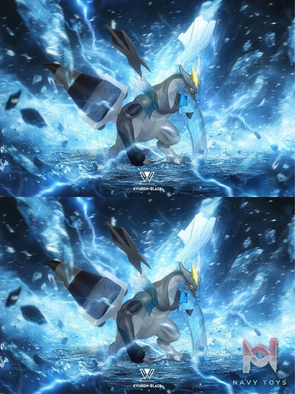 Black and White Kyurem - Pokemon - Wonder Studio resin statue Wonder Studio anime figure