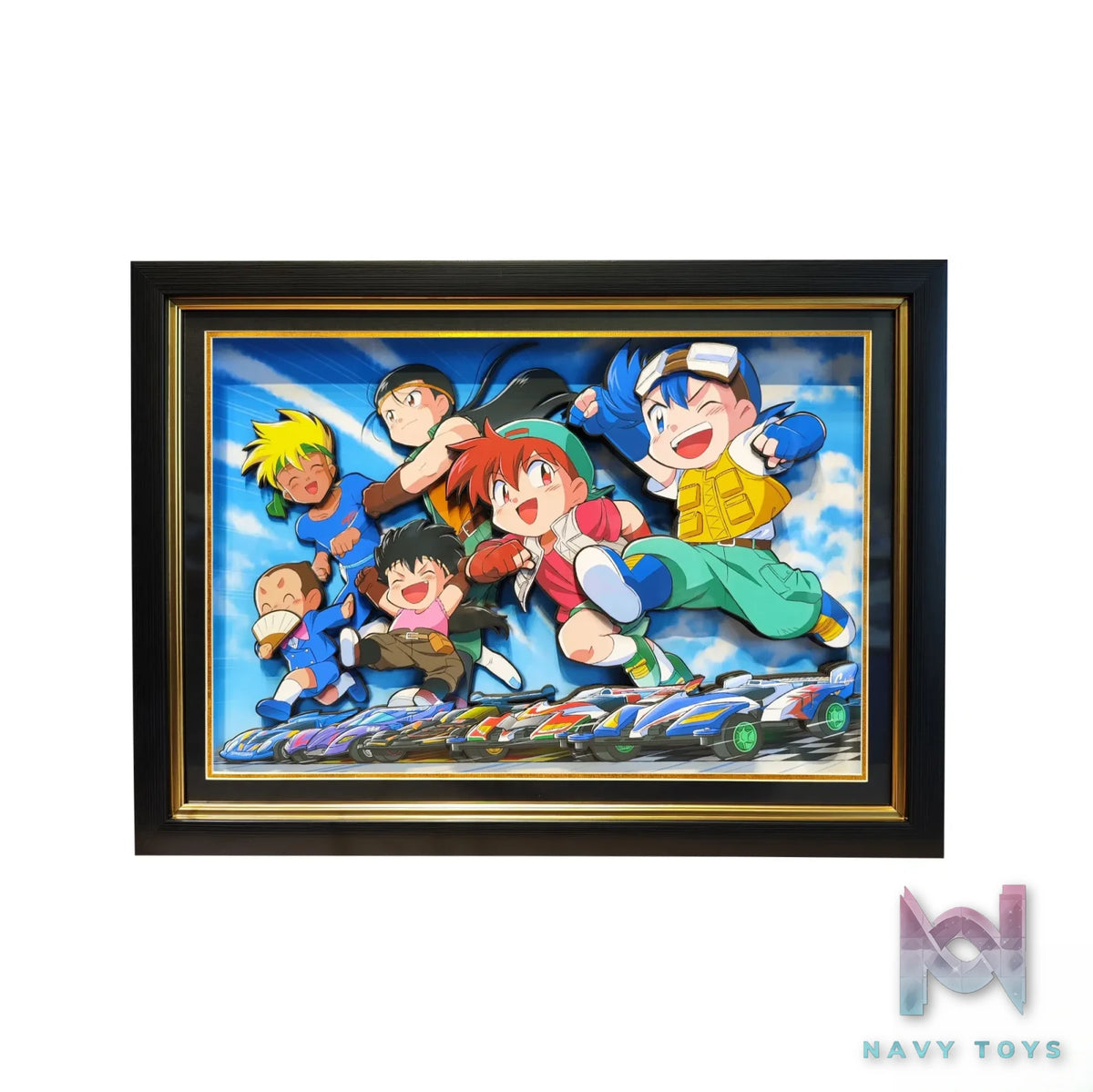 Yu Zhi Jiang Studio – Multiple Characters Series #2 3D Decorative Painting Bakusou Kyoudai Let’s & Go!!