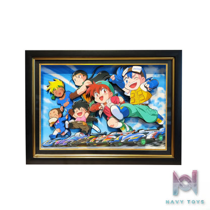 Yu Zhi Jiang Studio – Multiple Characters Series #2 3D Decorative Painting Bakusou Kyoudai Let’s & Go!!