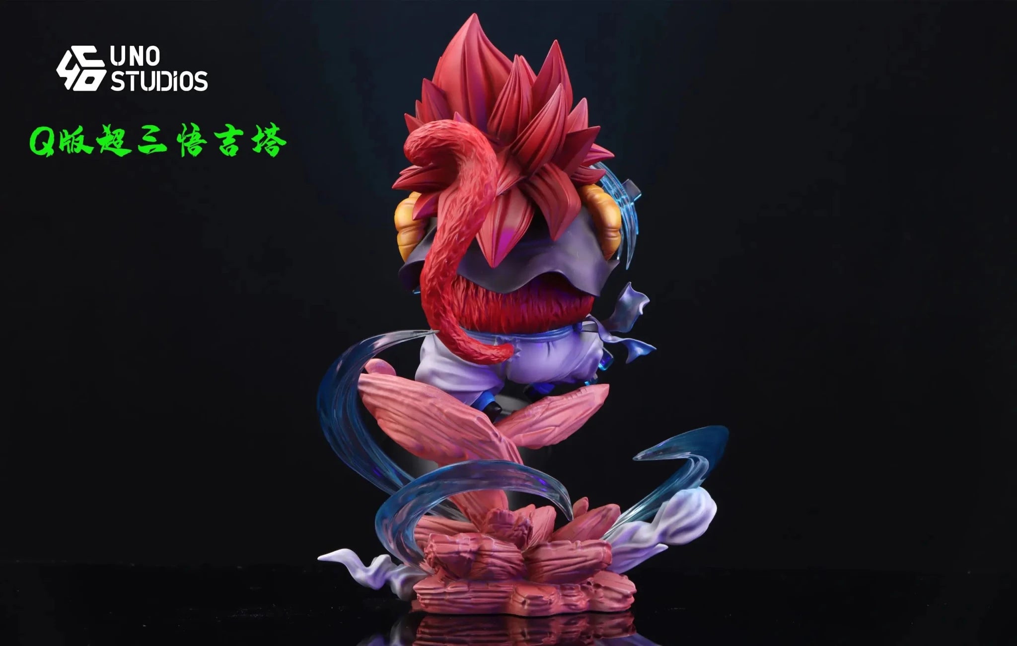 UNO Studio - Dragon Ball Fat Goku Series Gogeta resin statue Navy Toys anime figure