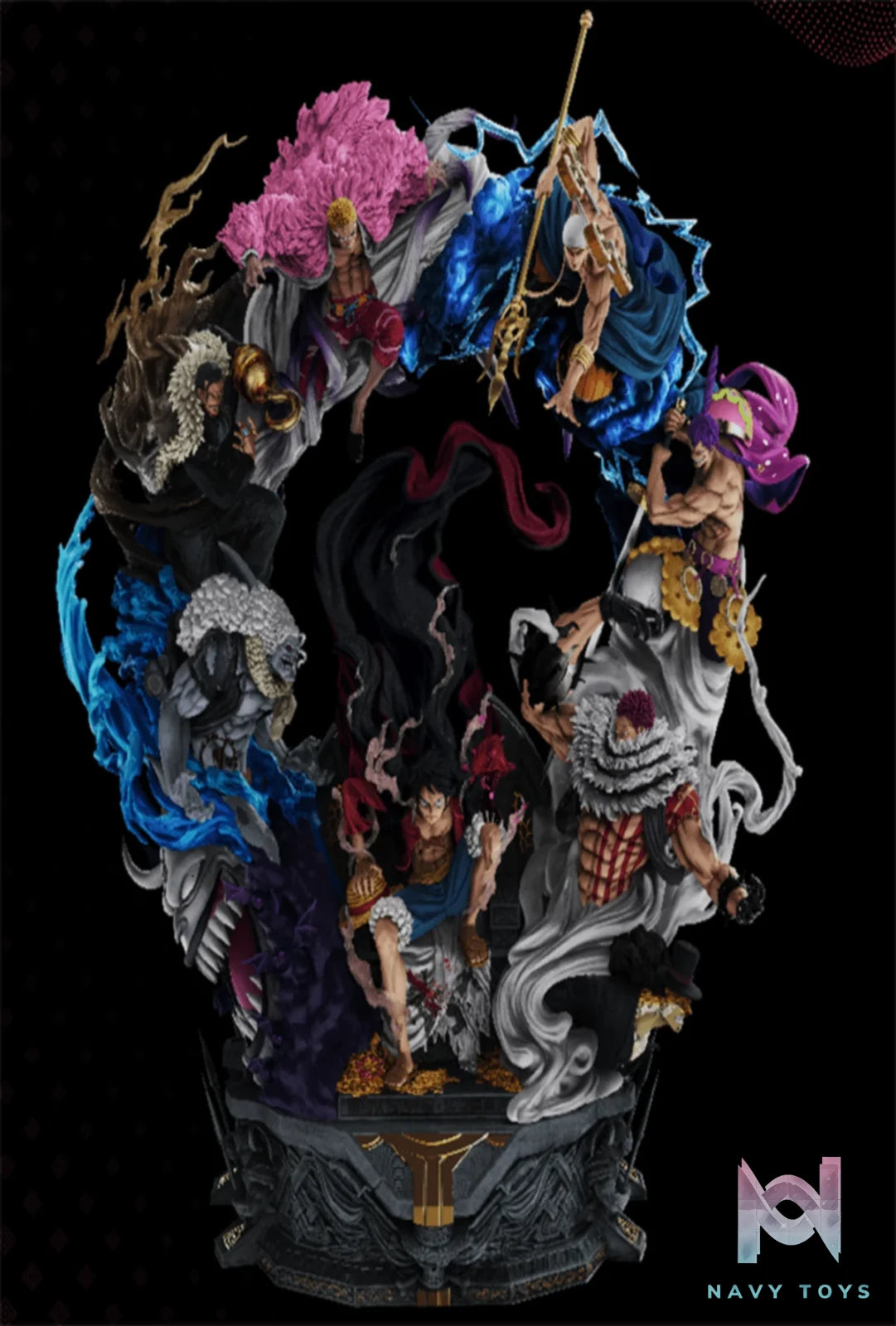 Luffy Last Sleep Of Throne resin statue last sleep studio anime figure