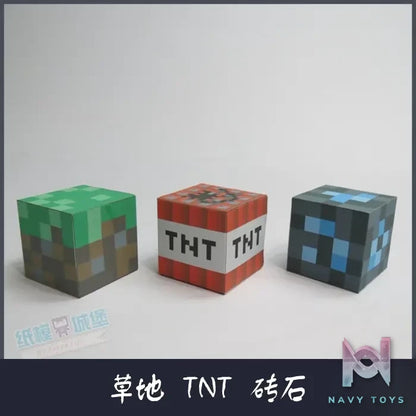 Qian Zhi Lu Studio – Minecraft series 3D Paper Model DIY