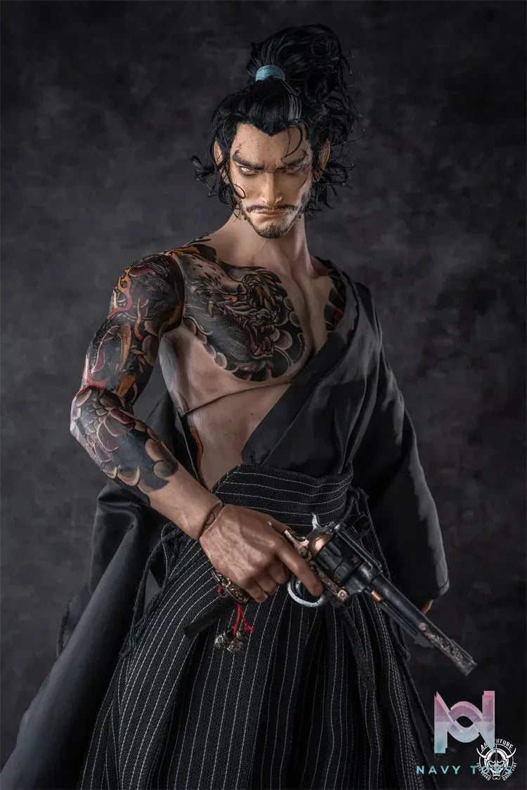 ART FUTURE – 1/6 Sakamoto Ryoma Commander Silver Dragon Armor Version Action Figure (Licensed)