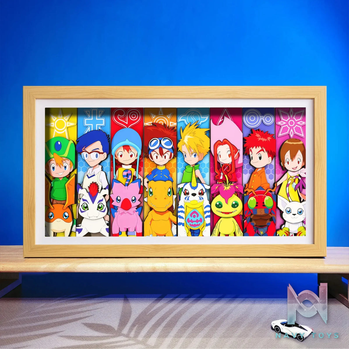 Yu Zhi Jiang Studio – Digimon Multiple Characters Series #3 3D Decorative Painting Digimon