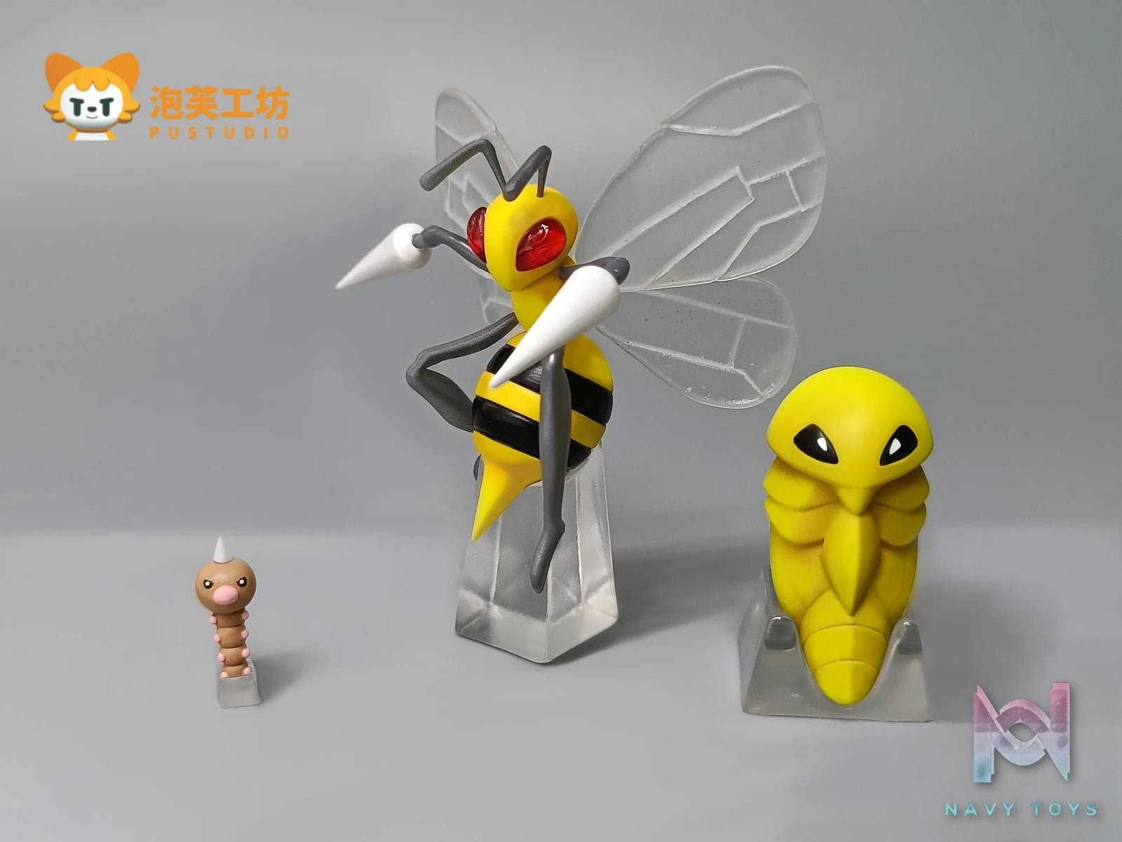 PU Studio – Pokemon 120 Scale Beedrill Evolution Set