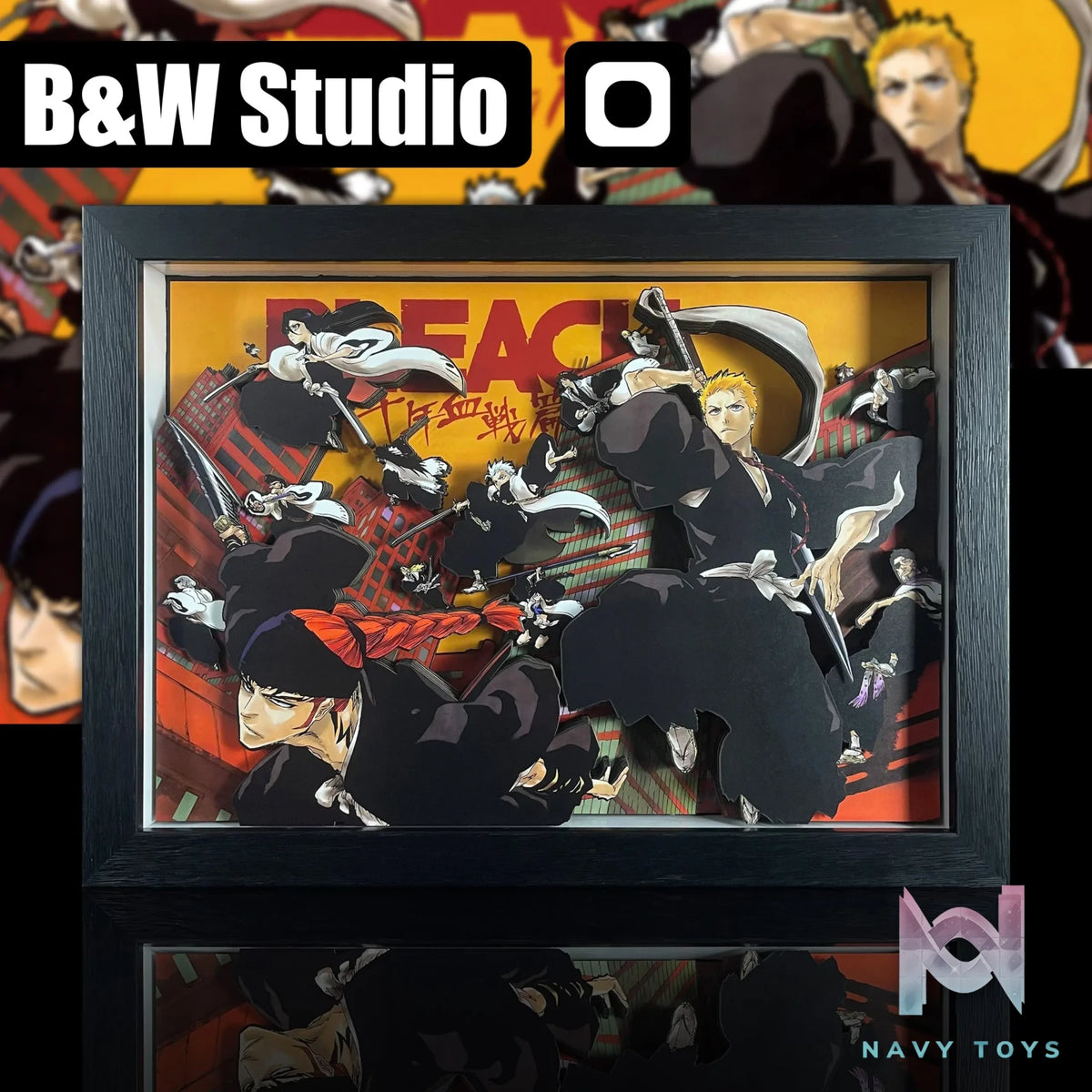 B&W Studio – Thousand Year Blood War 3D Decorative Painting Remake Bleach