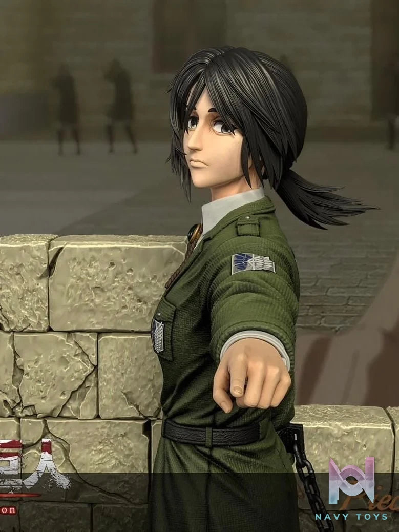 Eren Yeager & Pieck - Attack On Titan - Model Power Studio resin statue Model Power Studio anime figure