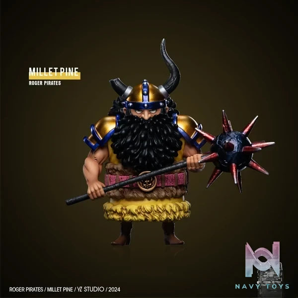 YZ Studio - One Piece Roger Pirates 10 Millet Pine resin statue Navy Toys anime figure