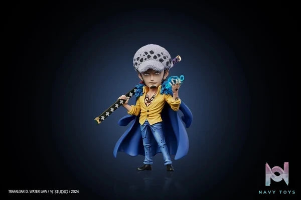 Yz Studio - One Piece Onigashima Decisive Battle Series 18 Trafalgar D. Water Law resin statue Navy Toys anime figure