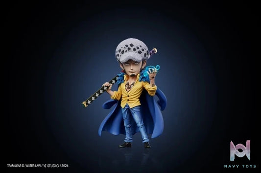 Yz Studio - One Piece Onigashima Decisive Battle Series 18 Trafalgar D. Water Law resin statue Navy Toys anime figure