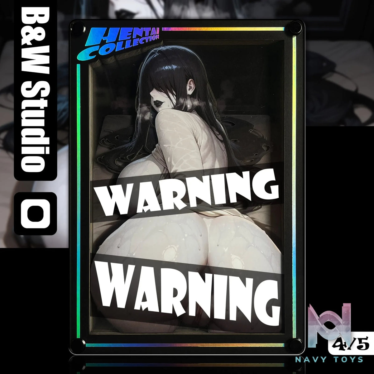 B&W Studio – AI Creator Series Desktop Decorative Card Tile #1 Yamamura Sadako The Ring