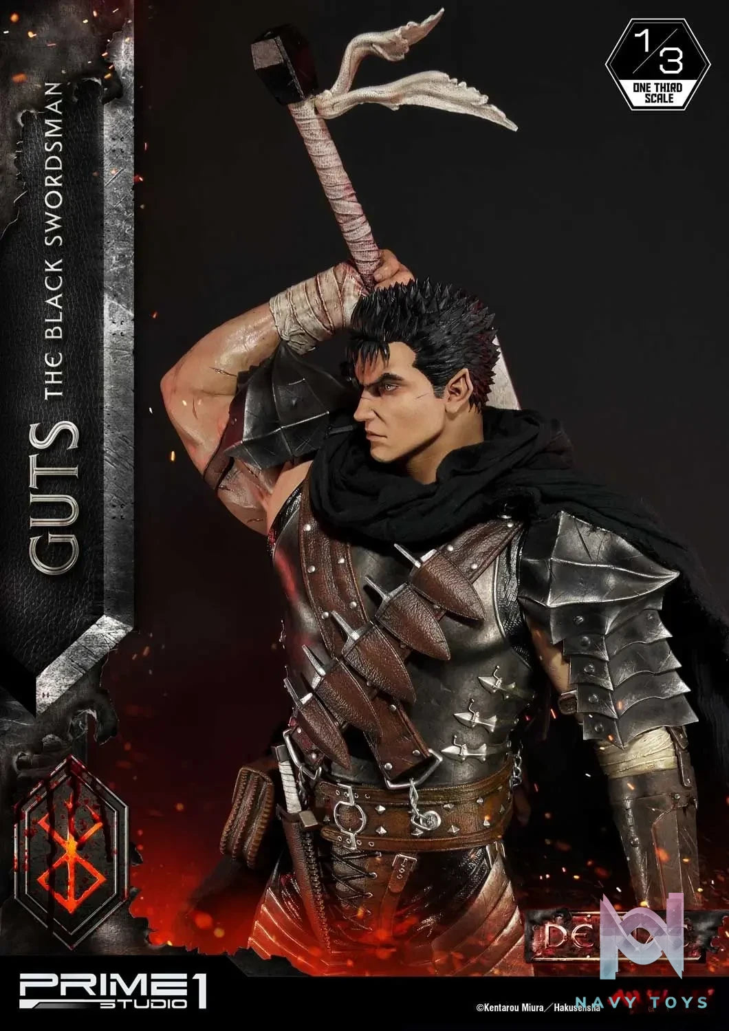 Prime 1 Studio – Museum Masterline Berserk Guts The Black Swordsman MMBR-01 MMBR-01DX (Licensed)