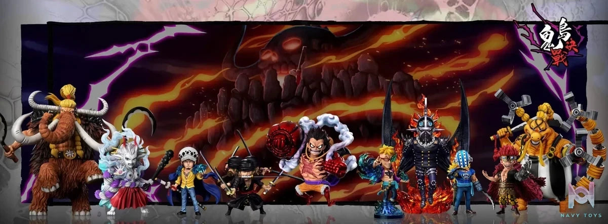 A+ Studio - One Piece Onigashima Decisive Battle 10 KING resin statue Navy Toys anime figure