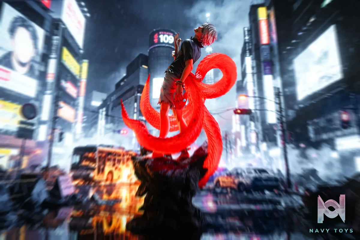 Damocles Studio – Ken Kaneki White Haired Suffering Tokyo Ghoul