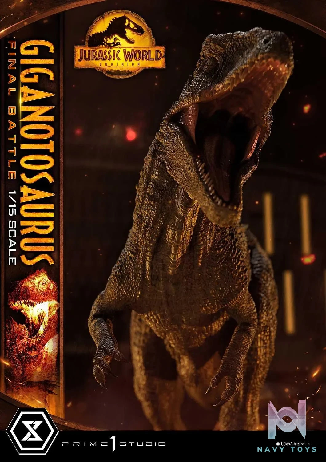Prime 1 Studio – Legacy Museum Collection Jurassic World: Dominion(Film) Giganotosaurus 1/15 scale LMCJW3-04 LMCJW3-04S (Licensed)