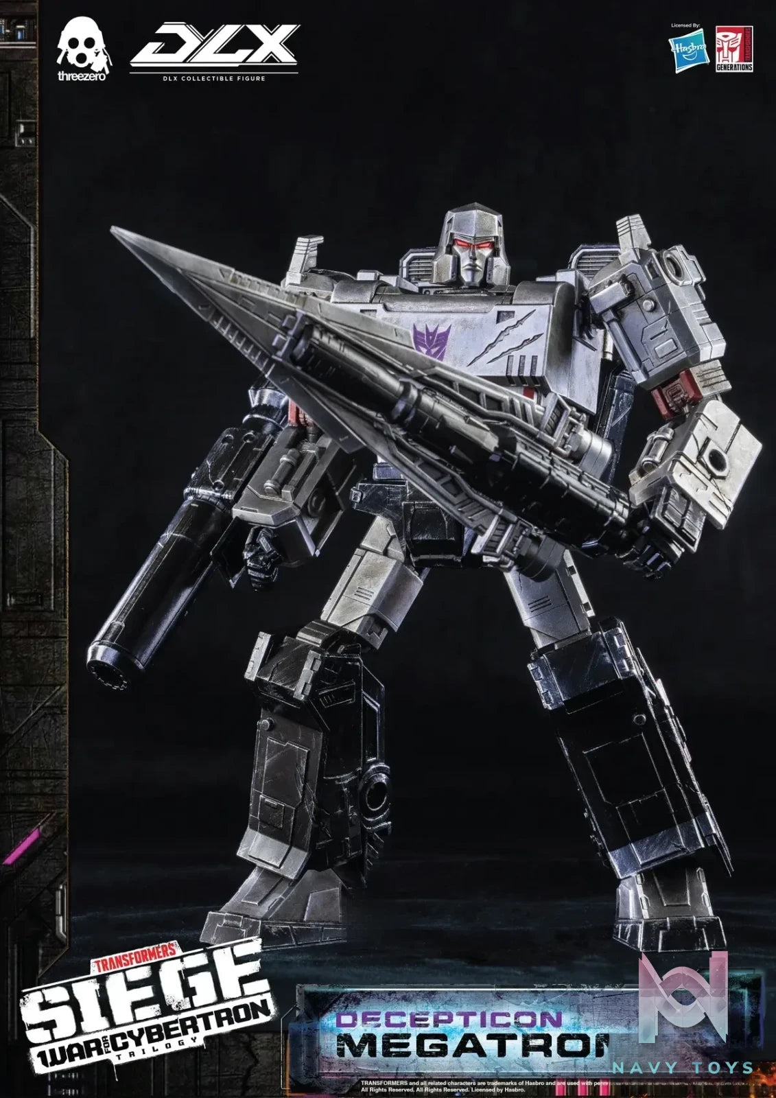 Threezero – Transformers: War for Cybertron DLX 10-inch Megatron (Licensed)