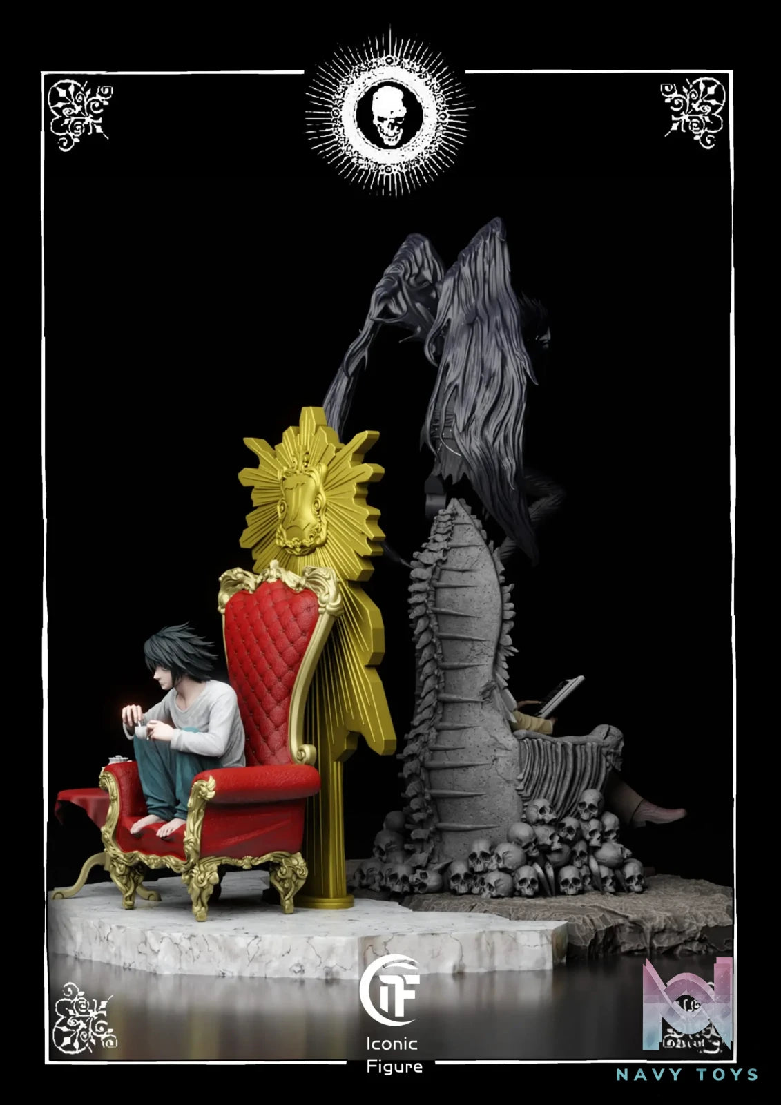 Iconic Figure Studio – Death Note Duel between Geniuses Light Yagami & L