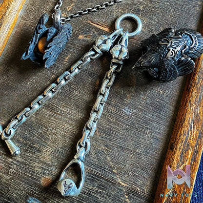 Raven Studio (silver jewelry) – Original Exclusive “Source” Raven Skull Bracelet Original