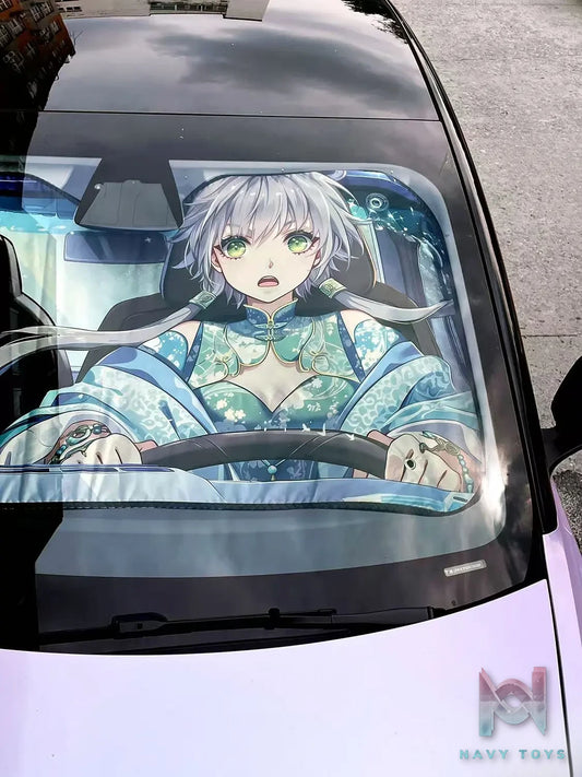 Plover Studio – Vsinger Car front sunshade Luo Tianyi