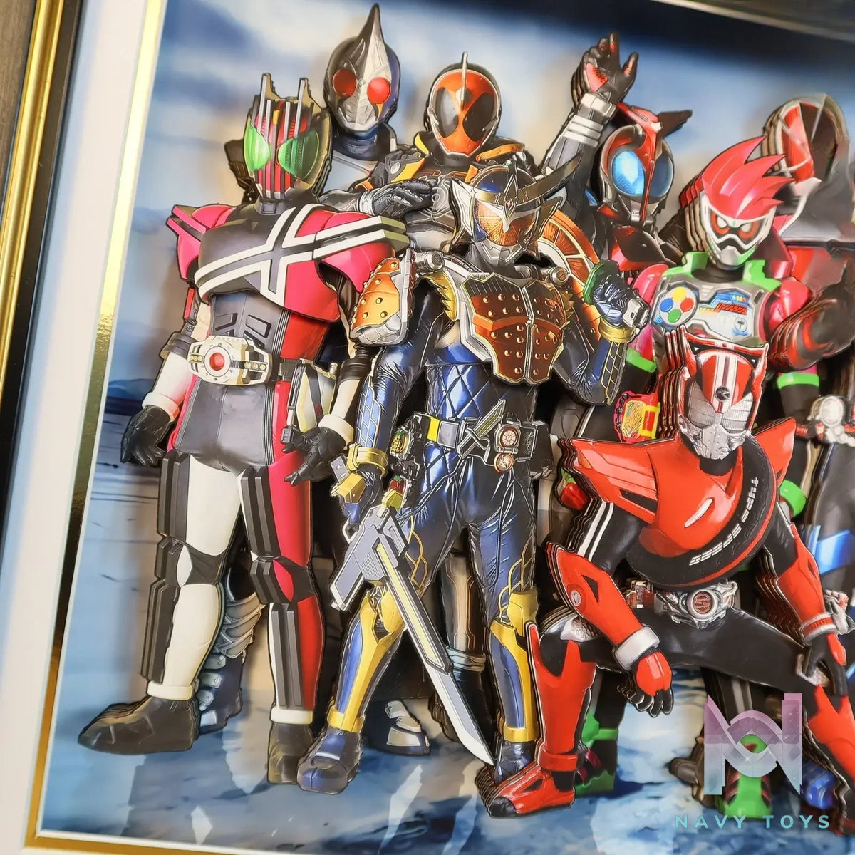 KALA HOME Studio – Kamen Rider Multiple Characters #01 3D Decorative Painting Kamen Rider
