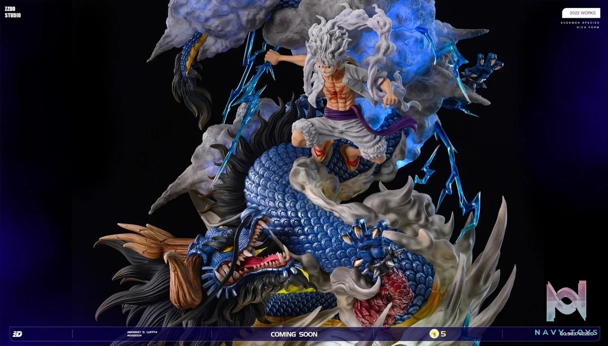 Luffy vs Kaido - One Piece - ZZDD Studio resin statue zzdd studio anime figure