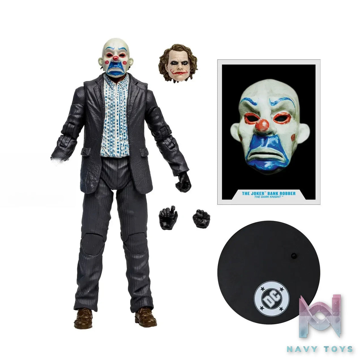 McFarlane – DC Multiverse The Joker (Bank Robber) The Dark Knight Action Figure (Licensed)