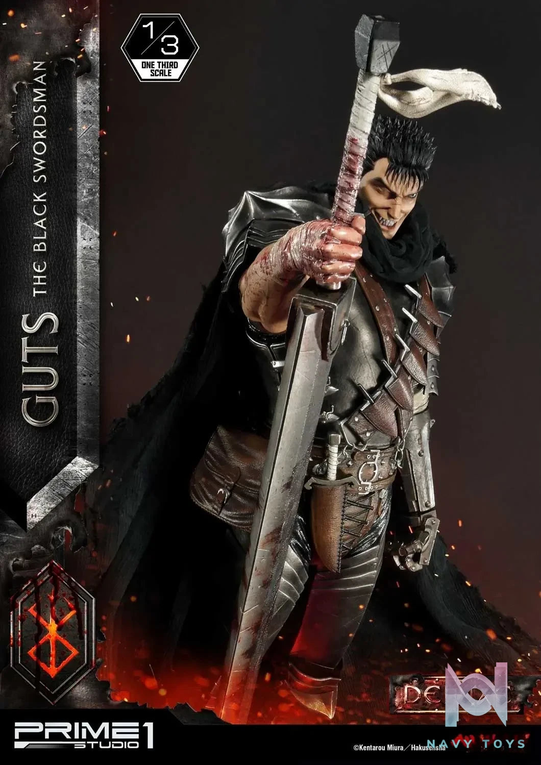 Prime 1 Studio – Museum Masterline Berserk Guts The Black Swordsman MMBR-01 MMBR-01DX (Licensed)