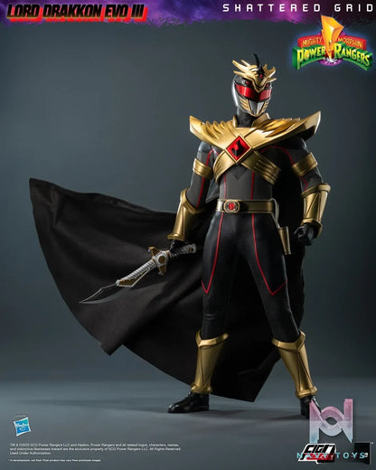 Threezero – Mighty Morphin Power Rangers: Shattered Grid FigZero 1/6 Lord Drakkon Evo III 3Z10260W0 (Licensed)